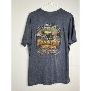 Harley Davidson Thunder Mountain Loveland Colorado Black Shirt Men's XL